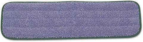 Rubbermaid Commercial Products HYGEN Microfiber Wet Mop Head Pad Green 18in by RubbermaidCommercialProducts