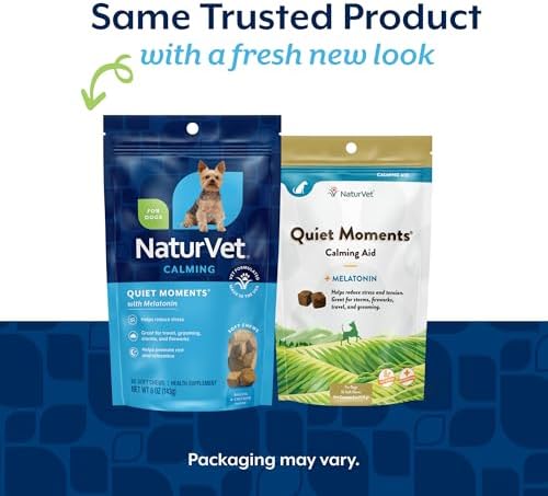 NaturVet Quiet Moments Calming with Melatonin Dog Supplement - 65 Ct - Image 2