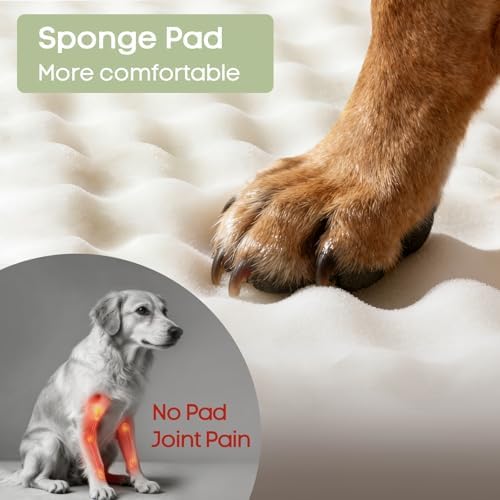 Dog Car Seat for Large Medium Dogs, Hard Bottom Back Seat Extender - Image 5
