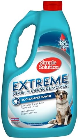 Simple Solution Extreme Stain & Odor Remover, Enzyme Stain Cleaner, Gallon by SimpleSolution