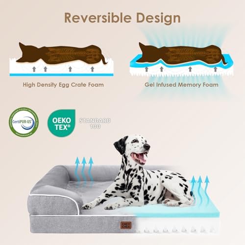 EHEYCIGA Orthopedic XXL Dog Bed, Waterproof Washable XL Big Pet Bed 48" - Image 4