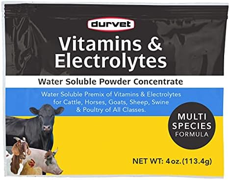 Durvet Vitamins & Electrolytes Conc, 4 oz (113.4g) by Durvet