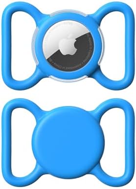 Waterproof AirTag Holder for Dog Collar, Soft Slide-On Dog AirTag Holder by WhoseID