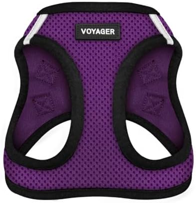 Voyager Step-in Air Dog Vest Harness - Purple/Black Trim, XX-Small by BestPetSuppliesLLC