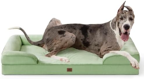 EHEYCIGA Orthopedic XXL Dog Bed, Waterproof Washable XL Big Pet Bed 52" by EHEYCIGA