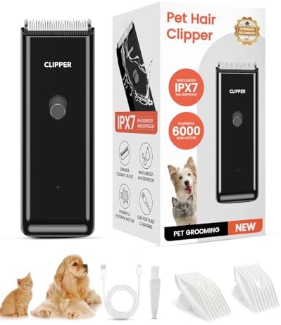 Pet Clippers for Dog Hair Grooming Low Noise Cat Shaver by Tawiijou