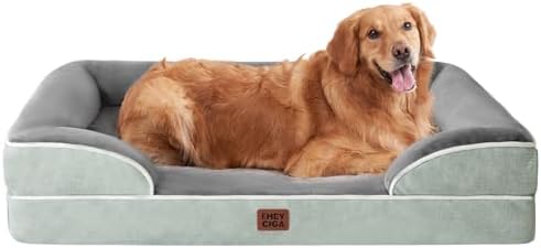 EHEYCIGA Orthopedic Extra Large Dog Bed, Waterproof Washable XL Pet Bed 44" by EHEYCIGA