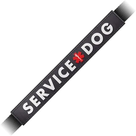 Waterproof Dog Leash Sleeve, Service Dog Dual-Sided Message Wrap, 1-Pack by TuffPupper