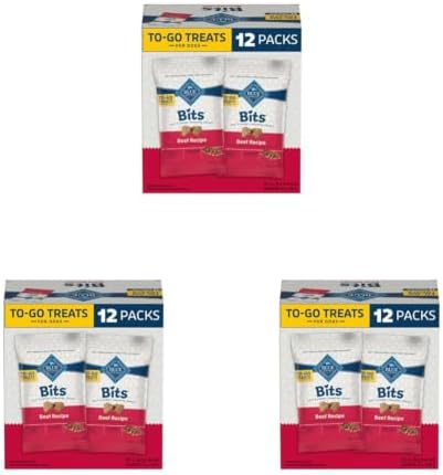 Blue Buffalo Bits Beef Training Treats, 1 Ounce (Pack of 36) by BlueBuffaloCompanyLtd