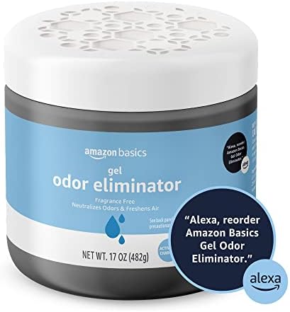 Amazon Basics Odor Eliminator, Gel, Activated Charcoal | Fragrance Free | 17 Oz | Pack of 2 - Image 6