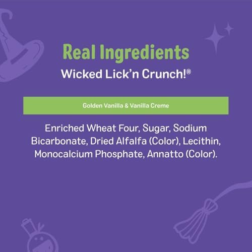Three Dog Bakery Wicked Lick’n Crunch! Sandwich Cookies for Dogs, Dog Treats with Real Ingredients, 13 oz - Image 5