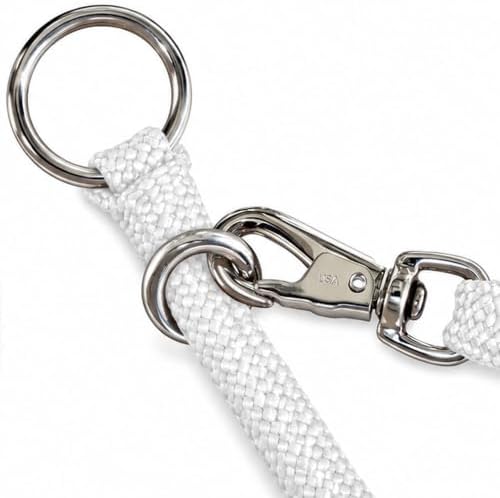 Resco Nylon Dominant Dog Collar for Training and Handling, 20", White - Image 3