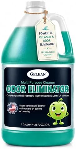 Multi Purpose Cleaner Pet Odor eliminator - pH Neutral - Strong Odor Floor Cleaner - Pet Odor Eliminator for Home - Best Scent Remover for Cat and Dog Pee All Purpose Cleaner 1 gallon (Sky Breeze) by GELEANhighqualityproduct