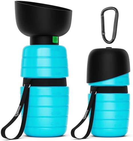 Pecute Portable Dog Water Bottle 29oz, Pet Walking Water Bottle by pecute