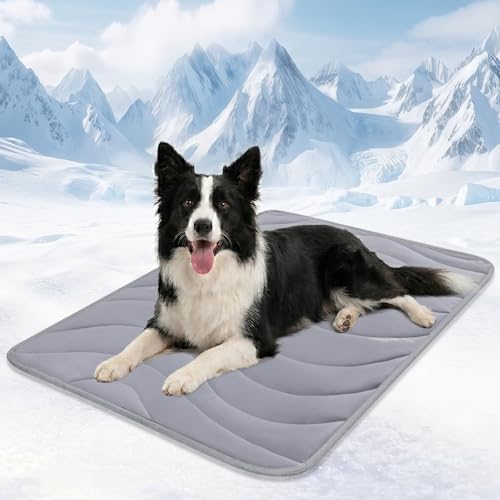 Cozyide Dog Cooling Mat, Q-Max>0.45, 40 L x 28" W, Dark Grey by cozyide