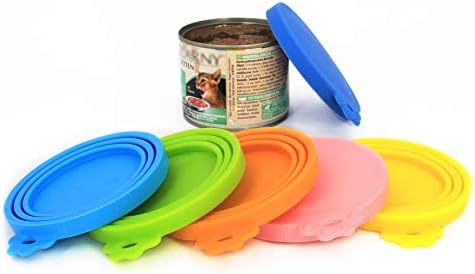 Comtim Pet Can Covers/6 Pack Silicone Dog Cat Food Can Lids/Universal Size Fit Most Standard Size Cans - Image 6