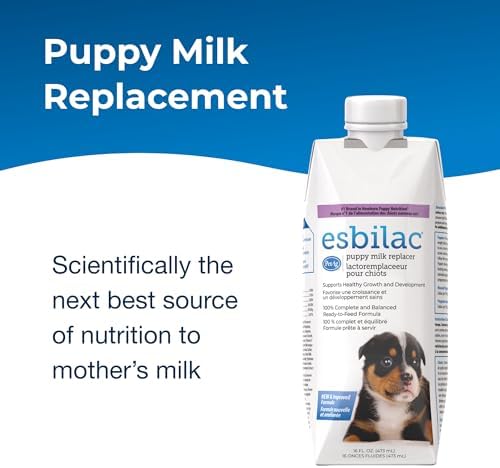 PetAg Esbilac Puppy Milk Replacer Liquid - 16 oz - Resealable, Ready-to-Feed Formula with Vitamins for Newborn Puppies to 1 year - Easy to Digest - Storable & Portable - Image 3