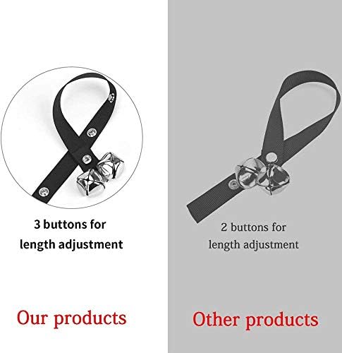 Pack of 2 Upgraded Puppy Bells Doorbells for Door Knob, Dog Bells for Potty Training-Louder Jingle, Bigger Bells for Puppies Pep Doggy Canine Pooch Pet Hound Cat, Cool Unique Gift for Dog Lover - Image 4