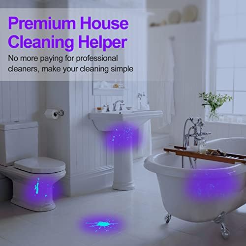Black Light UV Light Flashlight, 21 LED 395nm Ultraviolet Blacklight Flashlight Mini Pet Urine Detector for Dog/Cat, Dry Stains, Resin Curing, Matching with Pet Odor Eliminator(Batteries are Included) - Image 4