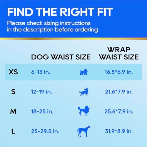 HONEY CARE All-Absorb A27 Male Dog Wrap, 50 Count, Extra Small - Image 3