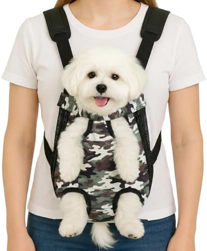 Mosago Dog Backpack Carrier, Front Chest Carrier for Small Dogs, Camo, L by Unknown