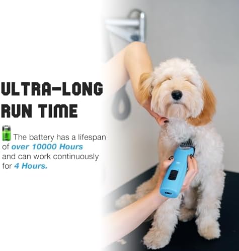 Professional Dog Clippers for Grooming Thick Curly Matted Coats - Image 3
