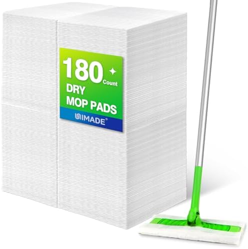 UNIMADE Dry Sweeping Cloths, 180 Count Mop Refills by Unimade