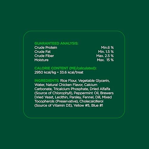 Minties Dog Dental Bone Treats, Tiny/Small 5-25 lbs, 120 Ct - Image 6