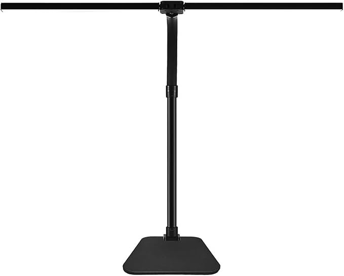 LED Desk Lamp with Base, 18W Dimmable Light, No Remote | 18W Dimmable Eye-Caring Clamp Light with Anti-Glare Cover and Flexible Gooseneck for Office, Dorm, Home and Study by MACASA