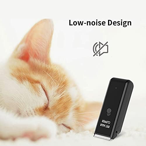 Dog Clippers,Quiet Washable USB Rechargeable Cordless Dog Grooming Kit,Electric Pets Hair Trimmers Shaver Shears for Dogs and Cats Black - Image 4
