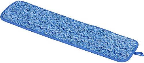 Rubbermaid Commercial Products 18-Inch Blue Microfiber Mop Head, Single-Sided Heavy Duty Cleaning Cloth, Ideal for Hardwood, Tile, Laminated Floors in Kitchen, Lobby, Office - Image 4