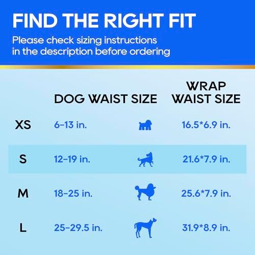 HONEY CARE All-Absorb A26 Male Dog Wrap, 50 Count, Small - Image 3