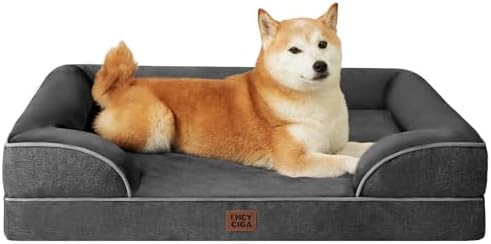 EHEYCIGA Orthopedic Dog Beds Large Sized Dog, Waterproof Washable Pet Bed by EHEYCIGA