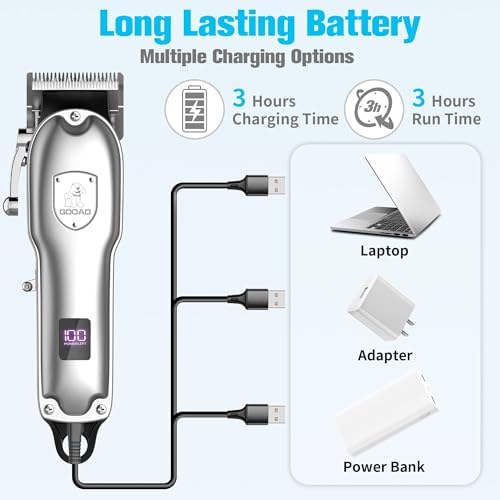Dog Rechargeable Cordless Clippers for Grooming for Heavy Thick Hair&Coats - Image 6