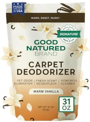Good Natured Brand Carpet Deodorizer & Air Freshener Powder, 31oz by GoodNaturedBrand