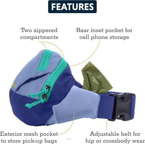 Ruffwear, Home Trail Hip Pack, Dog Walking Fanny Pack, River Rock Green - Image 4