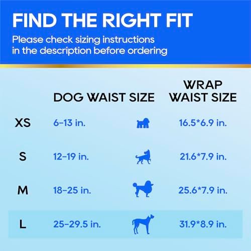 HONEY CARE All-Absorb A24 Male Dog Wrap, 50 Count, Large - Image 4