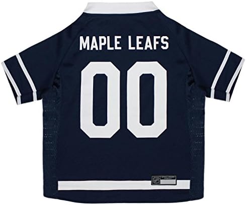 Pets First NHL Toronto Maple Leafs Jersey for Dogs & Cats, X-Small. - Let Your Pet Be A Real NHL Fan! by PETSFIRST