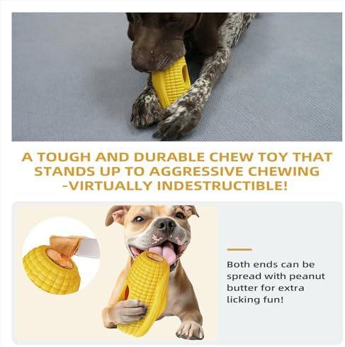 Multi-Functional Interactive Dog Toys for Aggressive Chewers, Indestructible Dog Toys for Medium/Large Breeds,Frozen Dog Treat Holder to Keep Them Busy,Reduces Anxiety(Pack of 1) - Image 6