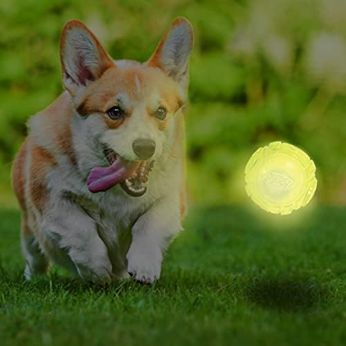 Nerf 2.5in TPR Lightning LED Glow Ball - No Color (Pack of 2) - Image 2