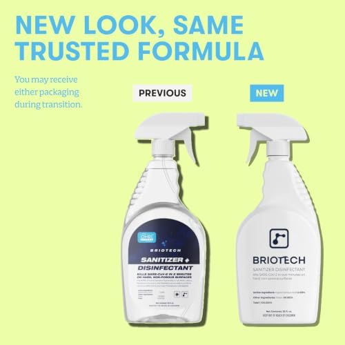 BRIOTECH Sanitizer Disinfectant, Hypochlorous Acid, 32 oz, 2-Pack - Image 5