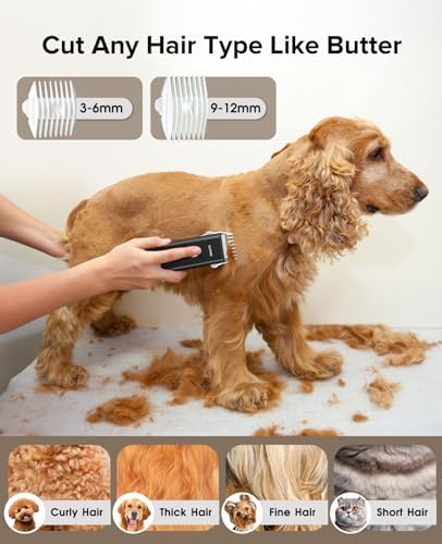 Pet Clippers for Dog Hair Grooming Low Noise Cat Shaver - Image 3