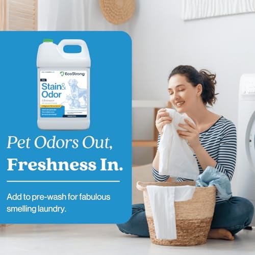 Eco Strong Pet Stain and Odor Remover - Cat Urine Enzyme Cleaner Destroyer, Urine Destroyer for Dogs, Pet Urine Enzyme Cleaner - 128 Oz (Pack of 2) - Image 4