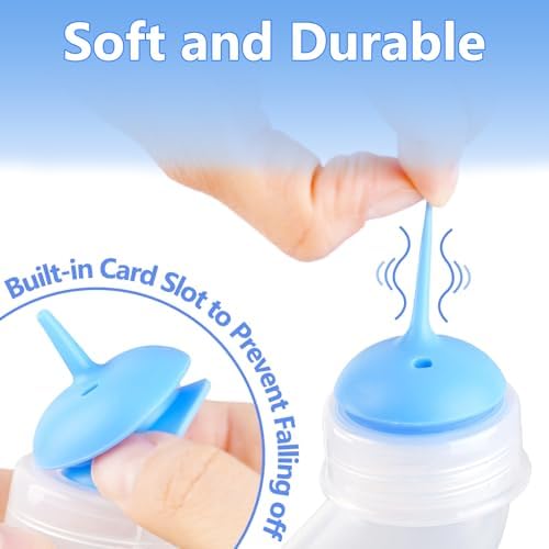 Pet Feeding Bottle,3 Pack Wide Mouth Angled Nursing Bottle, 3 Sizes Nipples with Ventilation Valve Resistant Tearing Perfect for Puppies, Kittens, Small Wildlife（Blue） - Image 4