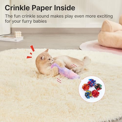 Potaroma Cat Toys Pillows, 3 Pcs, Catnip Inside, Interactive Indoor Fun - Image 4