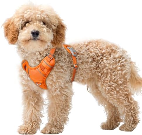 BARKBAY Dog Harness for Small Sized Dog No Pull Dog Vest ID Tag Pocket by BARKBAY