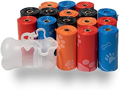 Best Pet Supplies Poop Bags for Dogs - Assorted Colors, 240 Count by BestPetSuppliesLLC