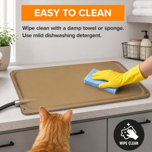 K&H Heating Pad, Extreme Weather Kitty Pad, Indoor Outdoor, Safety Listed - Image 6