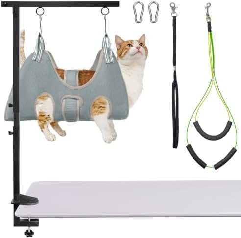 Dog Grooming Arm for Table,with Hammock & Haunch Holder for small dogs - Image 2