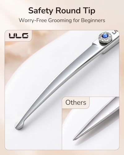 ULG 7.5in Curved Shears & Wide Comb Set, 6CR Steel - Image 3